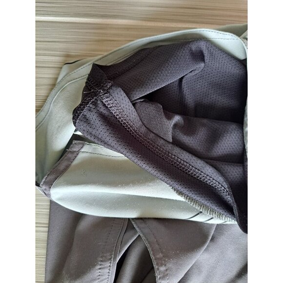 Vuori Trail Shorts Shale Neptune Stripe Mens Drawstring Pockets Gray Stripe XXL - Picture 10 of 12